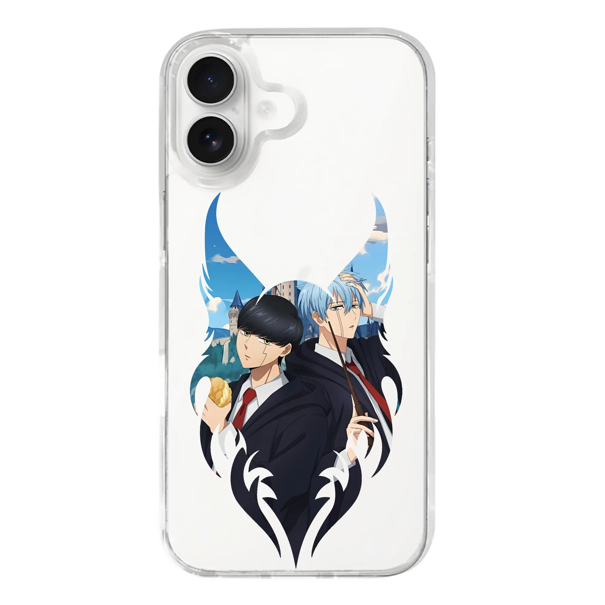 マッシュル グッズ,ランス・クラウン - iPhone 17シリーズ 透明スマホケース – 薄型・耐衝撃・精密フィット保護カバー